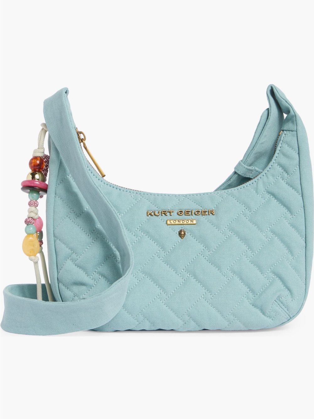 Kurt Geiger London Angel Quilted Hobo Shoulder Bag NWT